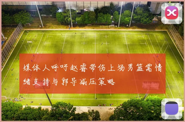 媒体人呼吁赵睿带伤上场男篮需情绪支持与郭导减压策略